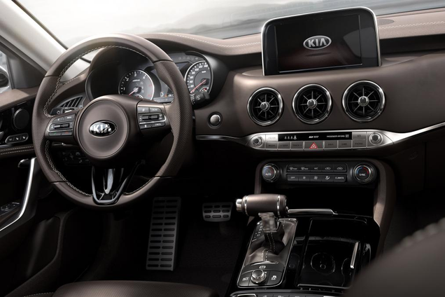 Illustration for article titled The Kia Stinger GT Is Kia's Fantastic 365 HP Rear-Wheel Drive Sport Sedan